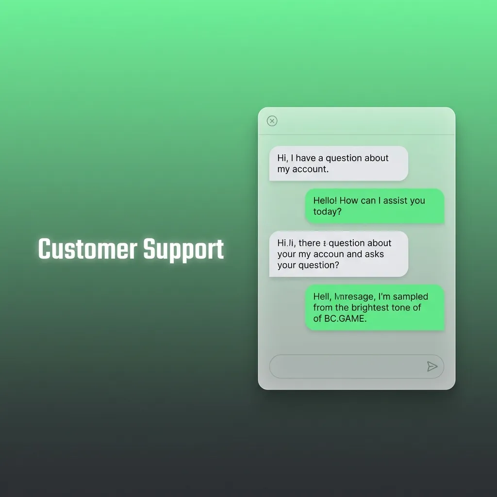 Illustration of customer support agent with chat, email, FAQ, and social media icons for withdrawal help